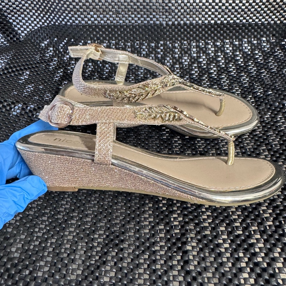 Nicole Women's Glittering Sandals - Silver and gold - Picture 4 of 7
